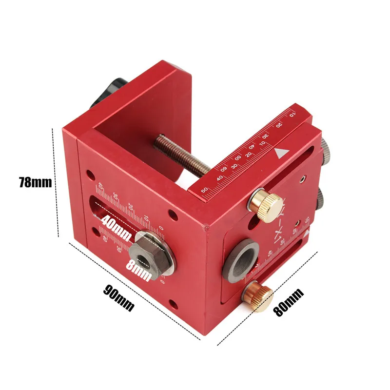 Multi-Purpose Drill Guide for Drilling Dowel Holes and Pocket Holes Pocket Hole Drill Guide Dowel Jig Set Woodworking Joinery Ma