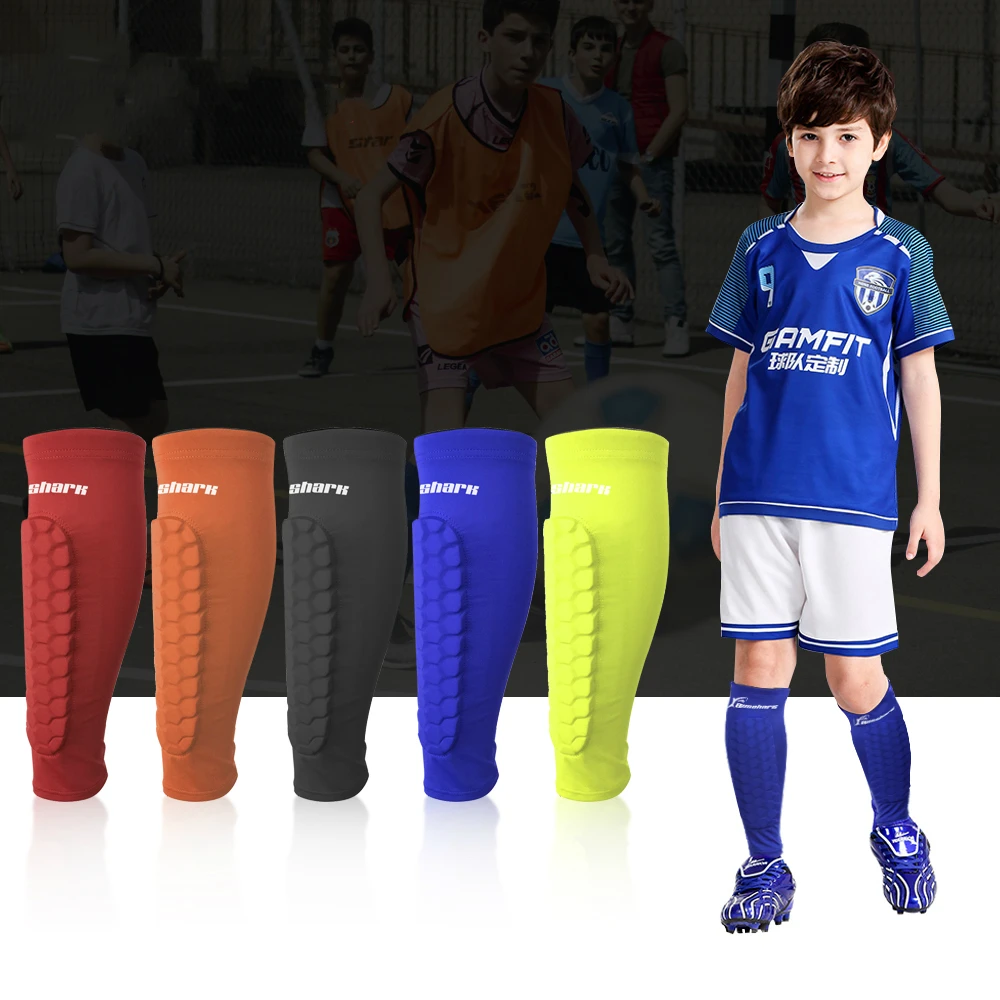 Espinillera de fútbol para niños, Protector de pantorrilla de fútbol a  prueba de golpes, Mangas de pierna, protección de piernas de entrenamiento  para adolescentes, logotipo personalizado, 1 par - AliExpress