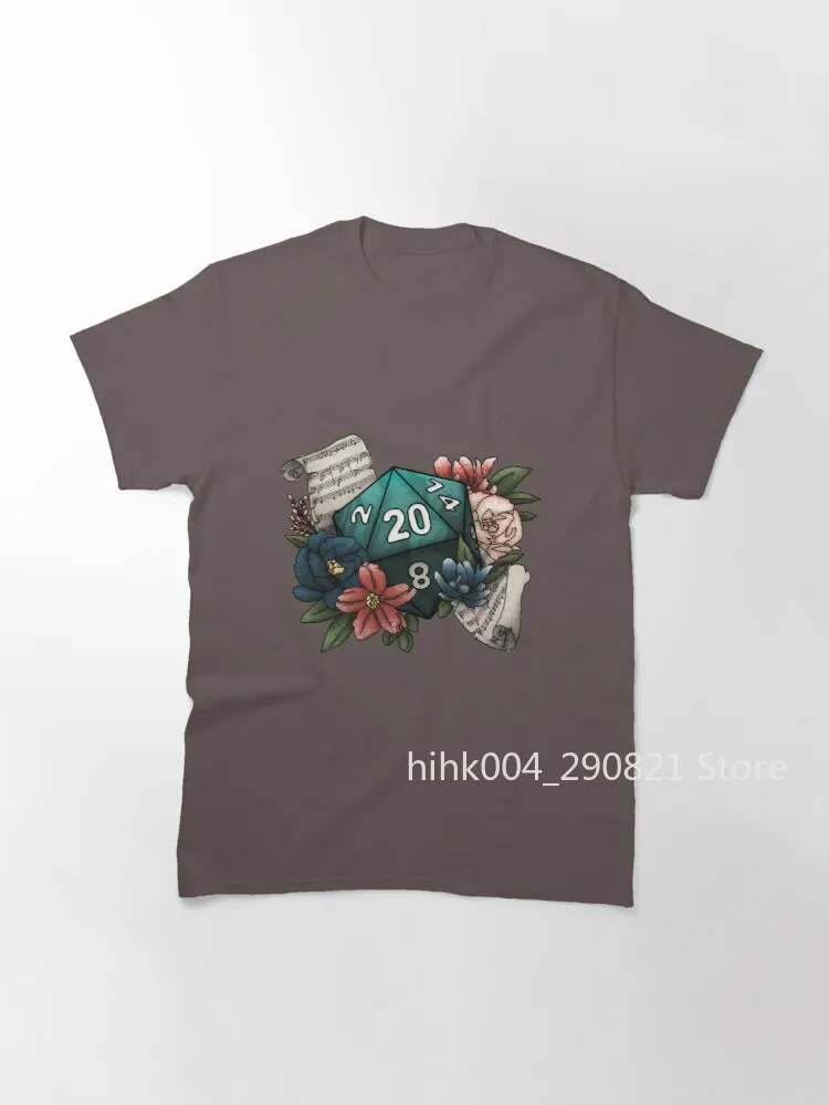 Bard Class D20 - Tabletop Gaming Dice Classic T-Shirt | Мужская одежда