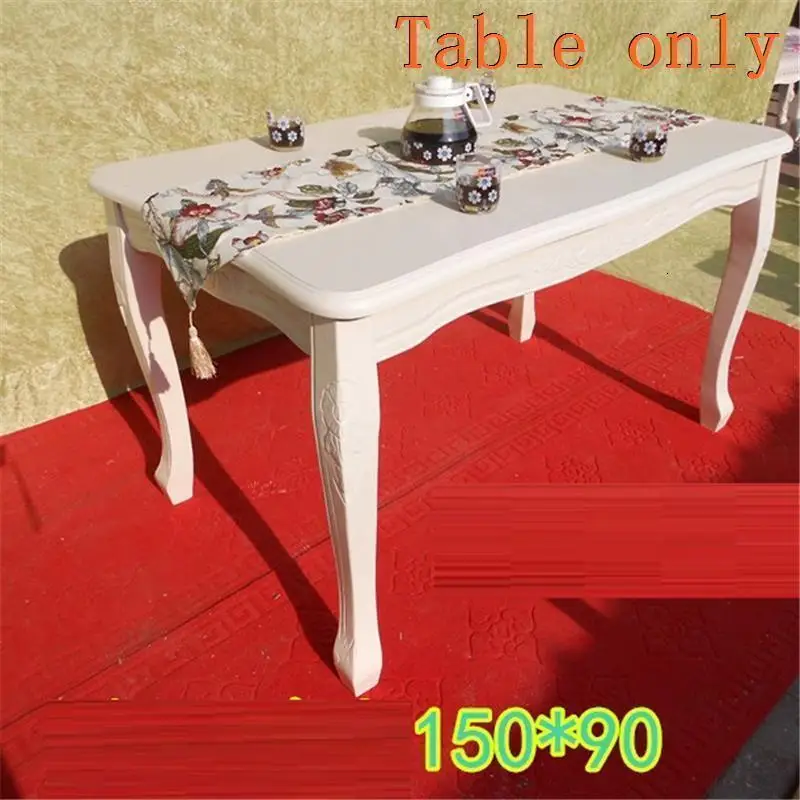 Yemek Masasi Marmol Tafel набор Tavolo Piknik Masa sandalie Dinning Tisch Esstisch деревянный стол для столовой - Цвет: Version B