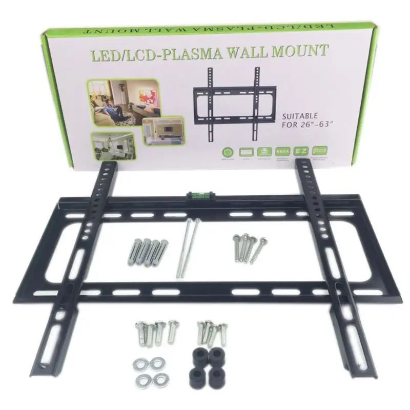 

Universal Tilting Television Hanger Fixing LCD LED Ultra TV Wall Mount Bracket Fit for 32"-65" Max Support Fixed Home