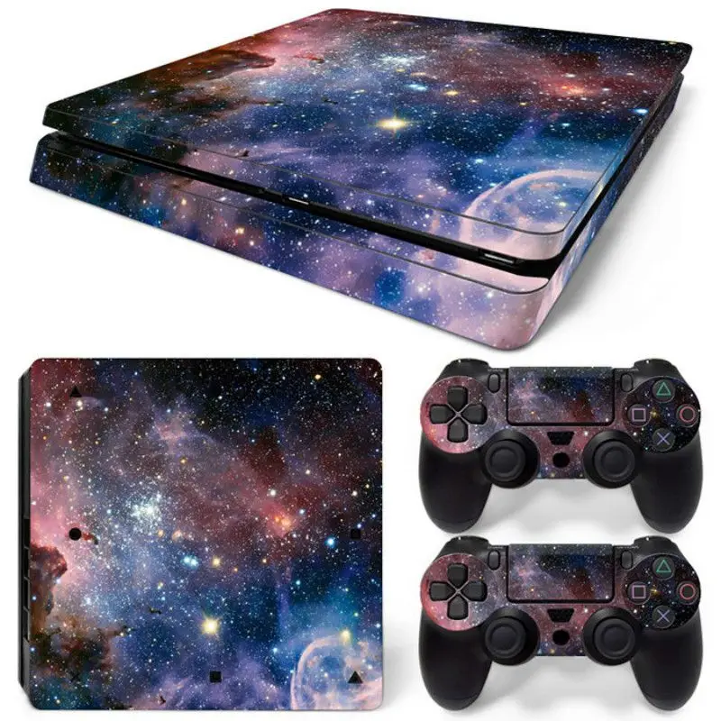 Новое поступление для PS4 тонкий стикер кожи для playstation 4 консоль и контроллеры для PS4 тонкий Геймпад контроллер наклейка - Цвет: 2