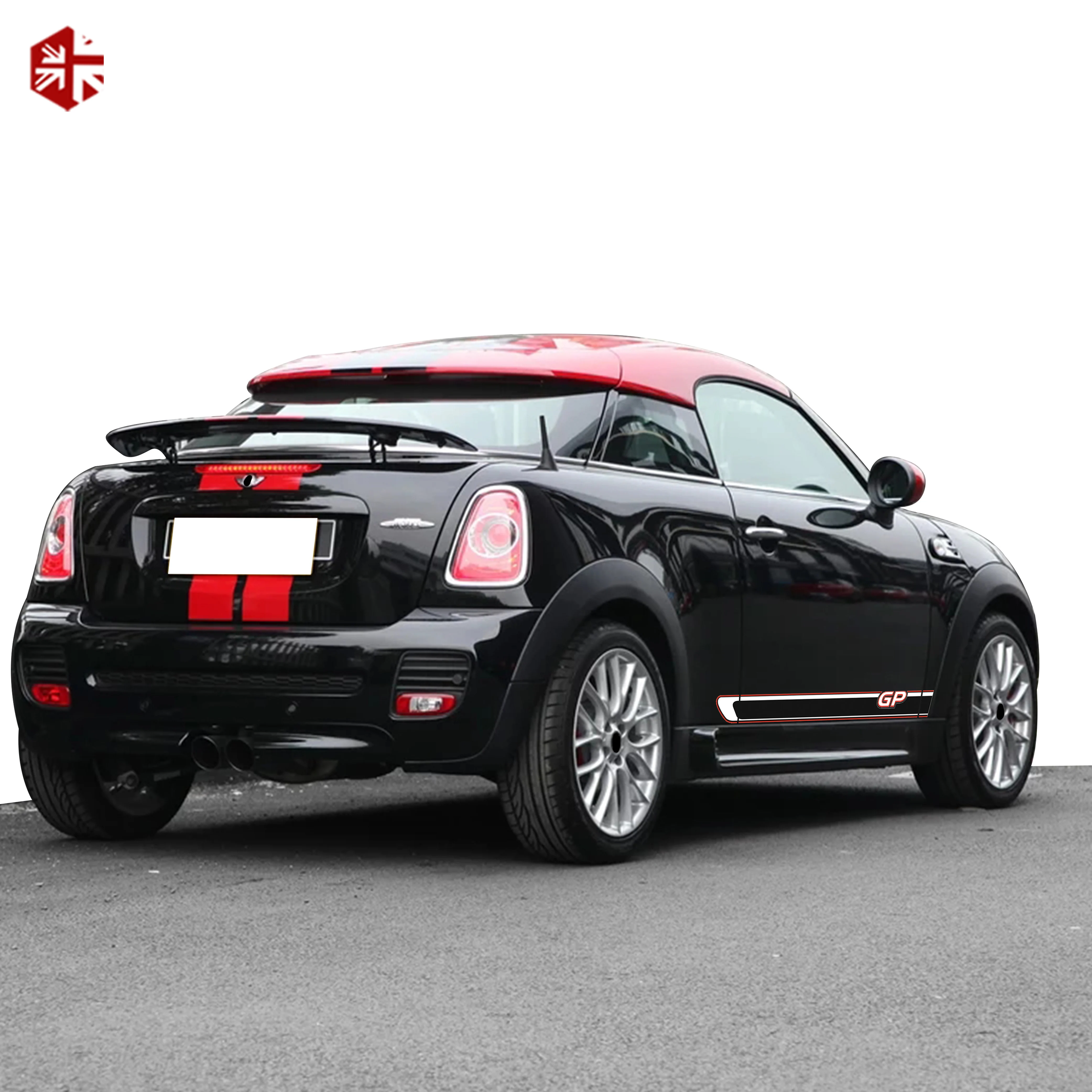 2 шт боковые полосы наклейки мини GP стиль тела наклейка для MINI Cooper S R57 R58 R59 One JCW аксессуары