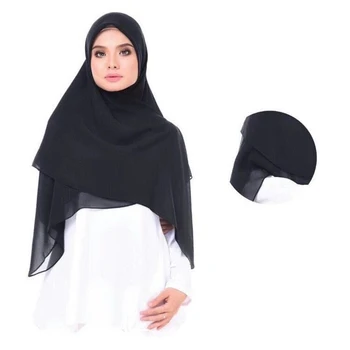 

180*75cm Muslim Hijabs For Women Solid Cotton Long Shawls and Wraps Turban Hijab Scarf Foulard Islamique hidjab musulman femme