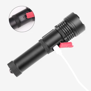 

XANES 1478 XHP50 Built-in 1800mAh Battery USB Rechargeable Telescopic Zoom 5 Modes Waterproof LED Flashlight Lamp Torch Lights