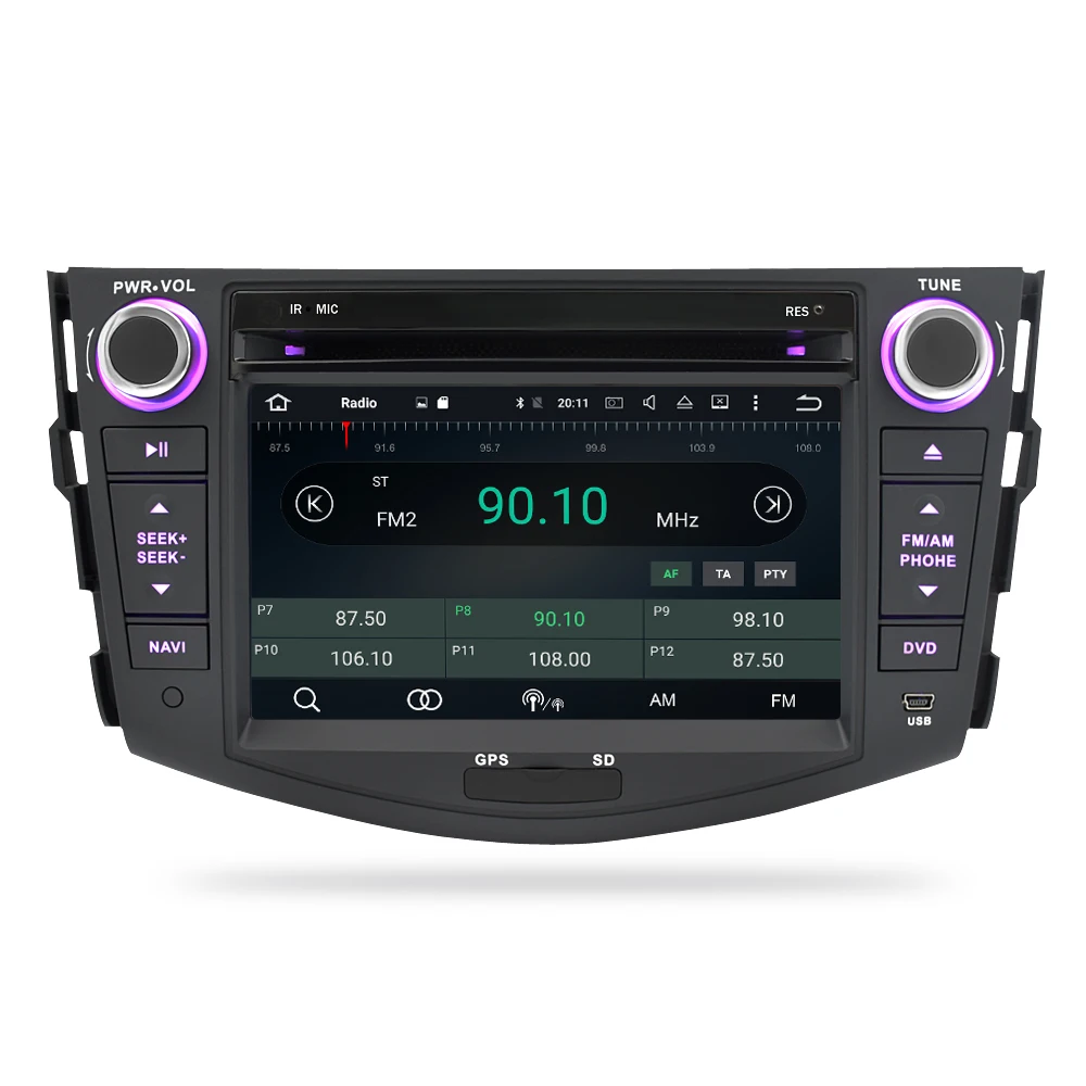 4G ram Android 9,0 автомобильный DVD стерео для Toyota Rav4 RAV 4 gps навигация Mutimedia Видео Аудио головное устройство