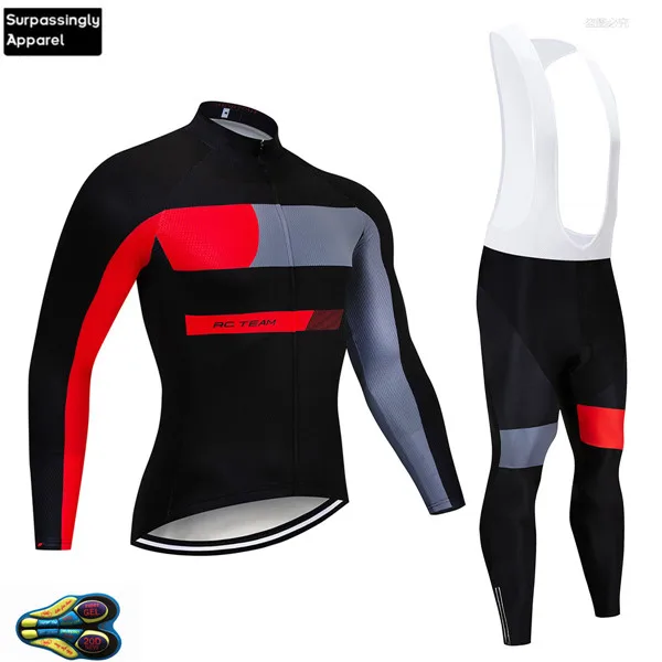 20D Gel Pad UCI Racing Team черная велосипедная майка 12D Pad велосипедные штаны Ropa Ciclismo мужская Весенняя/Осенняя велосипедная одежда - Цвет: 20D Gel Pad