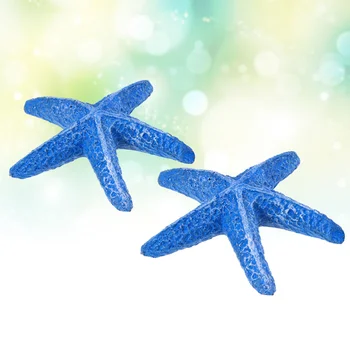 

2pcs Sea Star Artificial Vivid Small Resin Fish Fish Tank Decor Ornament