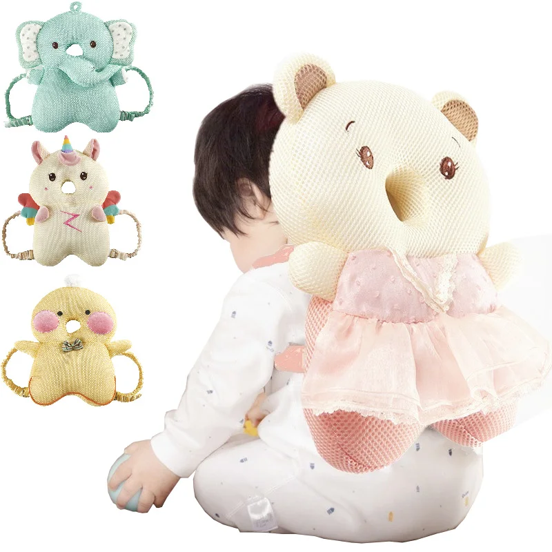 

Baby Head Protection Pillow Cartoon Shape Baby Anti-fall Pillow Cotton Toddler Children Protective Cushion Baby Care pad
