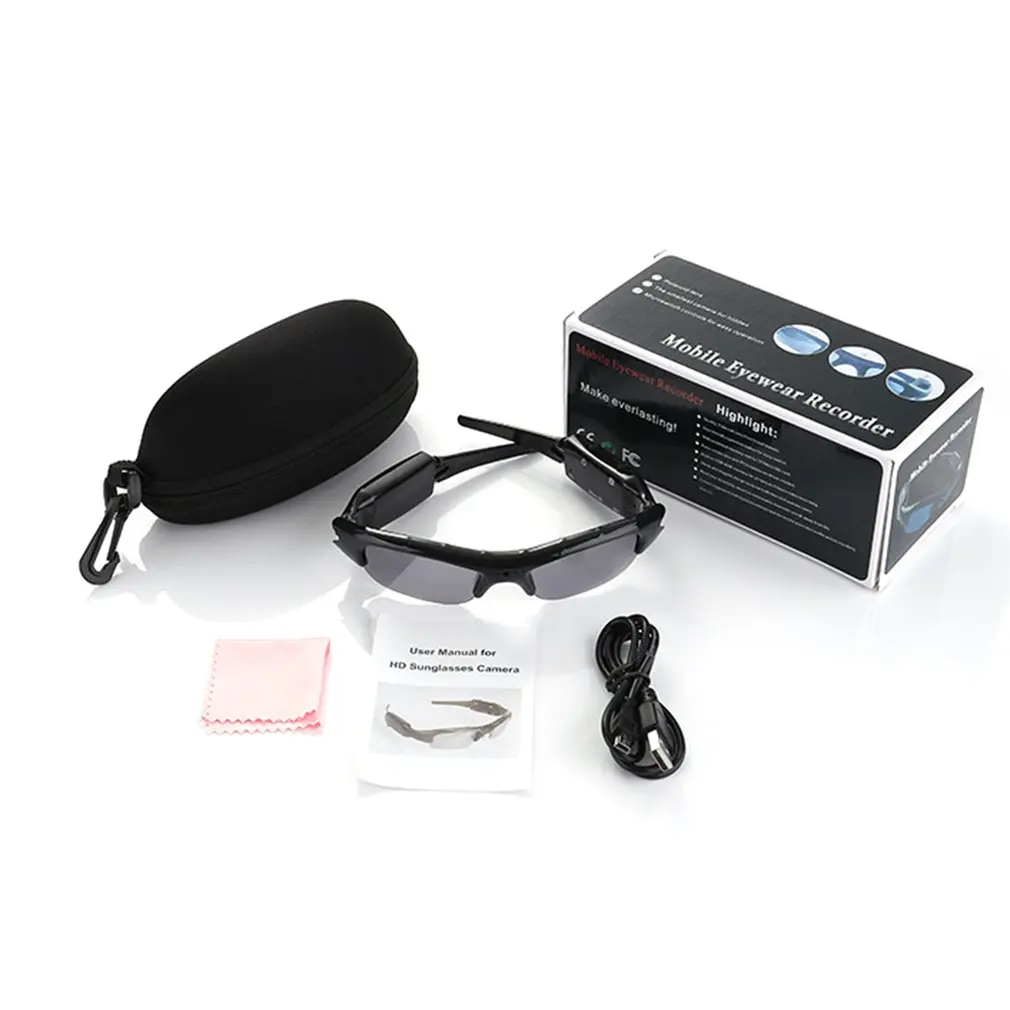 

Smart Glasses Mini Camera Multi-Function Sunglasses Hd Camcorder With Headphone Outdoor Video Recorder Music Play Glasses