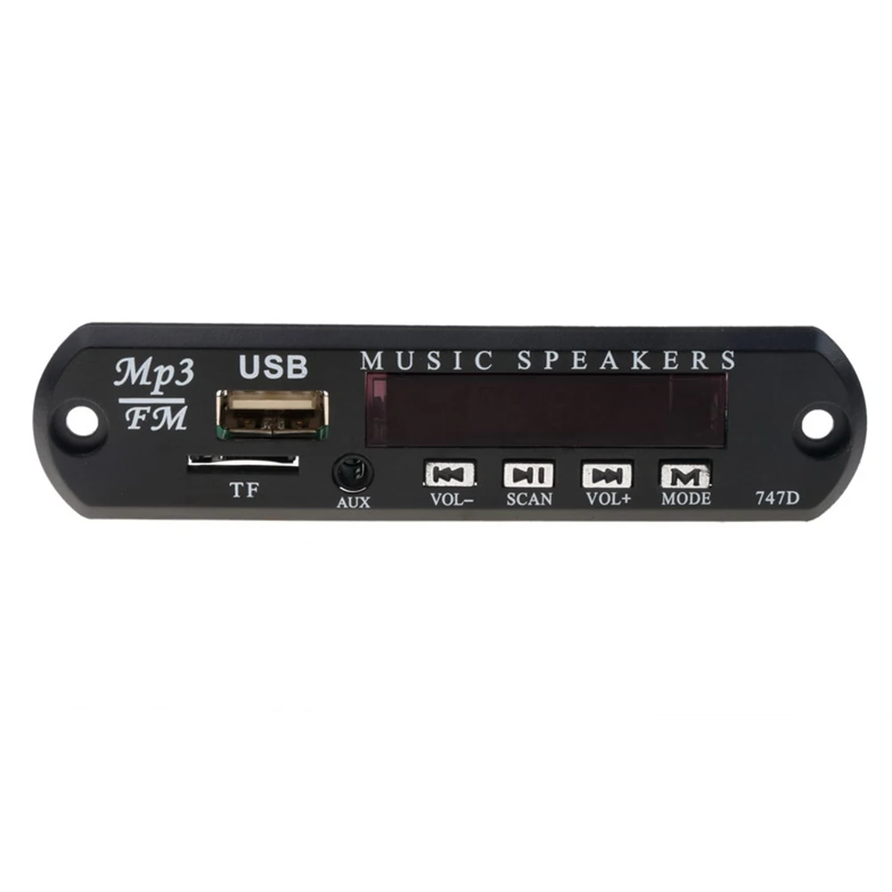 Q9A 12 В AUX TF MP3 USB FM музыкальный динамик аудио плата дистанционного автомобиля декодер радио