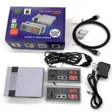 Оригинальная Ретро видео игровая консоль с классическими 600 играми, встроенными для 4K tv PAL& NTSC HDMI/AV выход Мини ТВ портативная игра