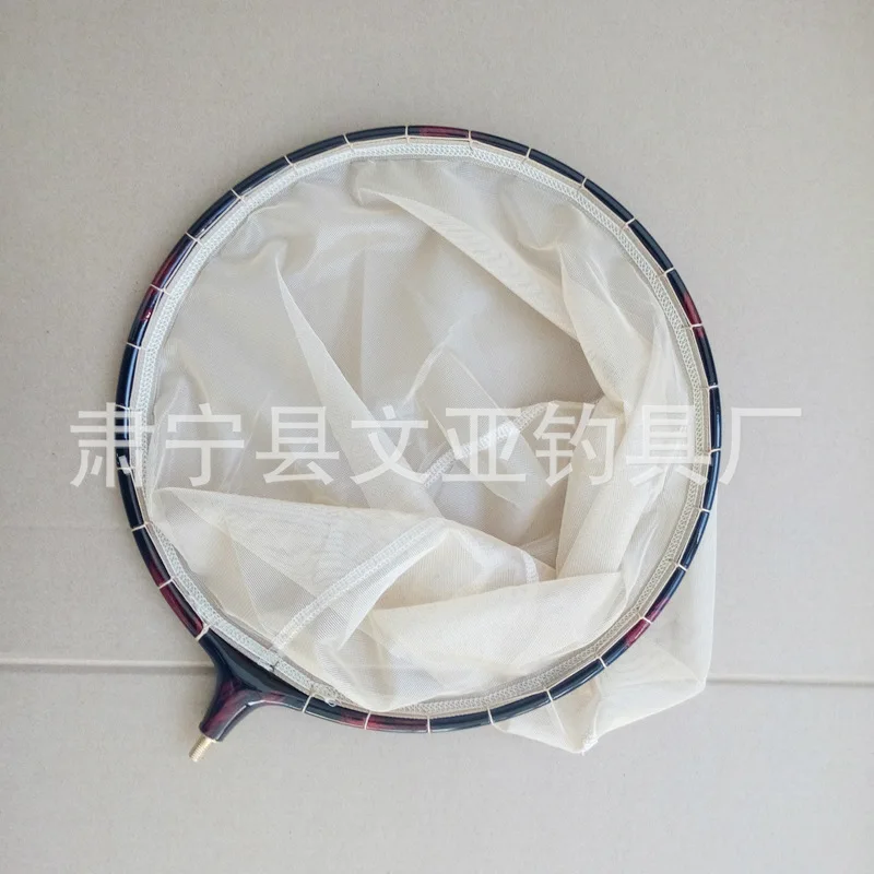 

Fishing Gear Durable Fish Catching Carbon Landing Net Head Dense Network Super High Quality Landing Net Customizable Copy Fishne