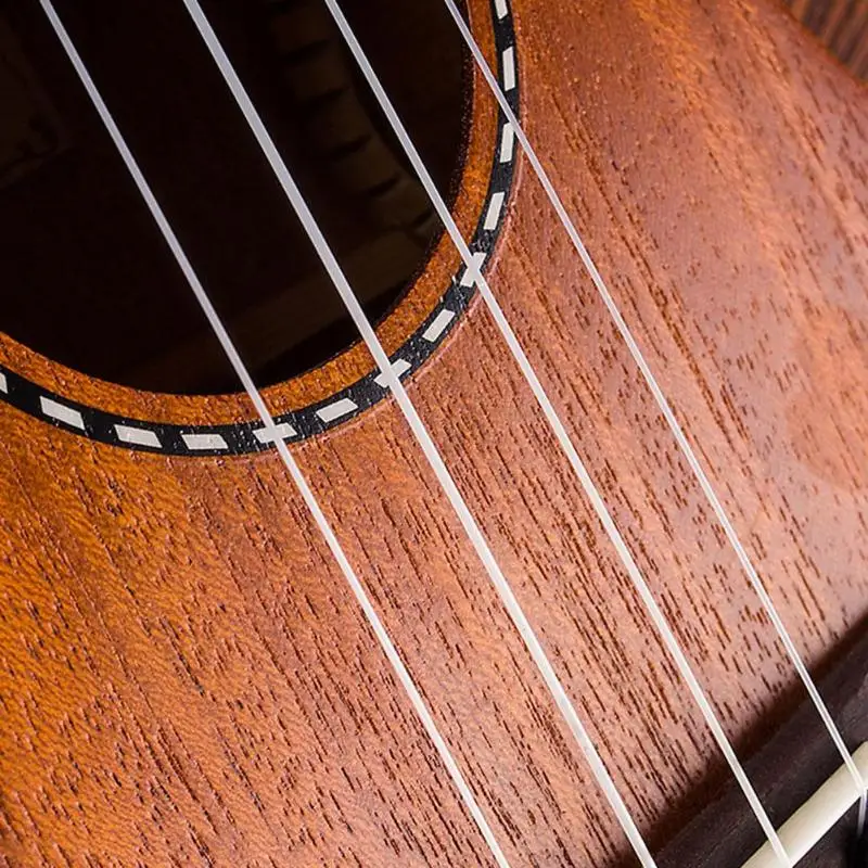 4 шт./компл. белые нейлоновые струны для гитары запасная часть 21/23/26in миниатюрная