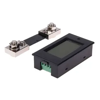

Digital DC Voltmeter DC6.5-100V 100A Voltage Current Power Energy Meter Monitor