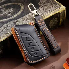 

New First Layer Cowhide Car Key Cover Suitable For Lexus ES UX NX LC500 UX200 ES350 UX200 LS500 LS500H LC500h ES300h Auto Parts
