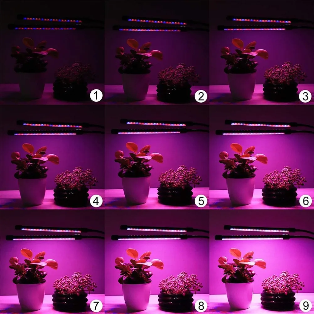 Светодиодная лампа для выращивания растений полного спектра, для теплицы, лампа для посадки цветов, овощей, светодиодный заполняющий