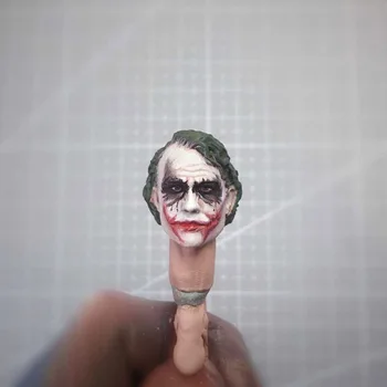 

1/12 Scale Heath Ledger Head Sculpt BATMAN The Dark Knight Joker Head Carving for Mafex 6in Action Figure