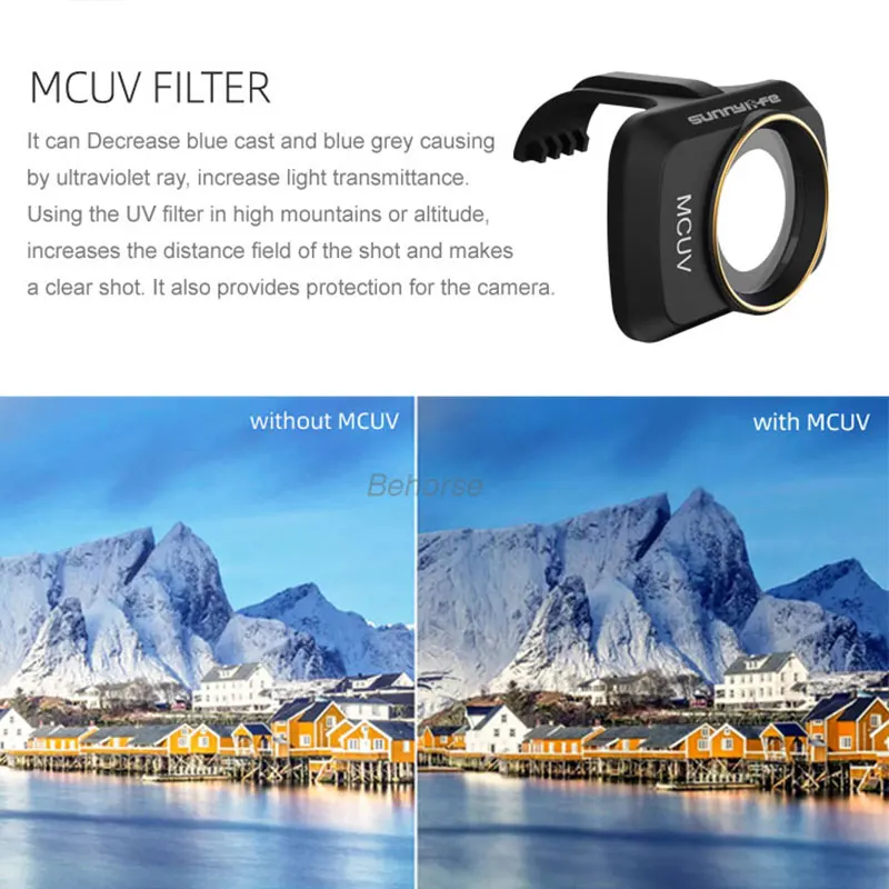 Новинка 6 шт./компл. DJI Mavic Mini/Mini 2 фильтры UV ND CPL 4/8/16/32 NDPL набор фильтров для