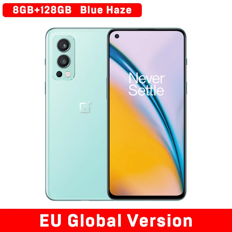 Global Version Oneplus Nord 2 5G Smartphone Octa Core Dimensity 1200-AI AMOLED 90Hz 65W Warp Charge 50 MP AI Rear Camera   NFC best phone oneplus OnePlus