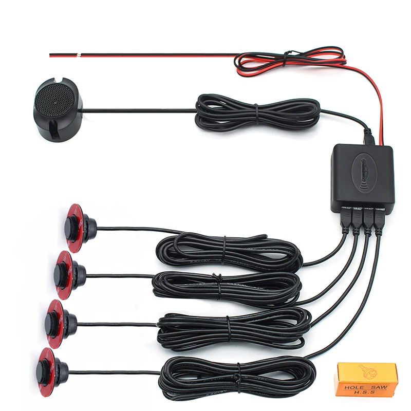 Led parking sensor kit car led parking sensor parking sensor kit parking sensor GreenY Original 13mm plane sensor for rear bumper adjustable depth 16mm parking sensor to assist rear radar bumper system