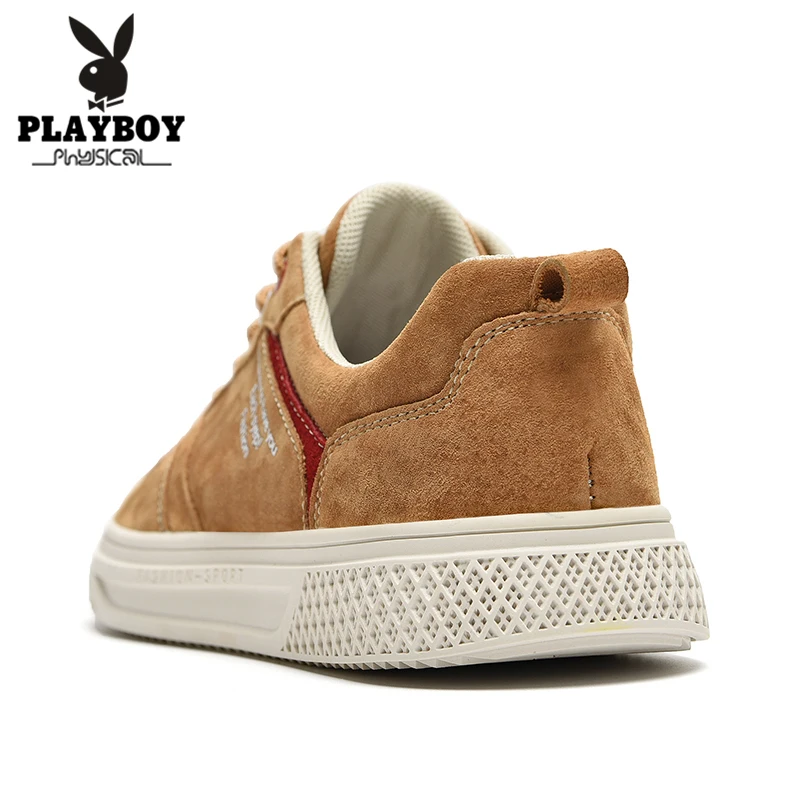 PLAYBOY/Новинка; модная мужская повседневная обувь; сезон весна-осень; Мужская обувь; обувь из натуральной кожи; мужская обувь на плоской подошве; Zapatillas; PL615125