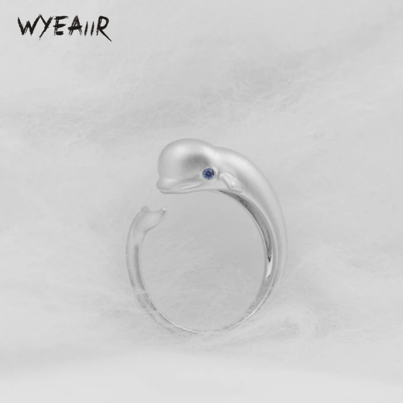 WYEAIIR оригинальный КИТ милый Дельфин красивое искусственное серебро женские