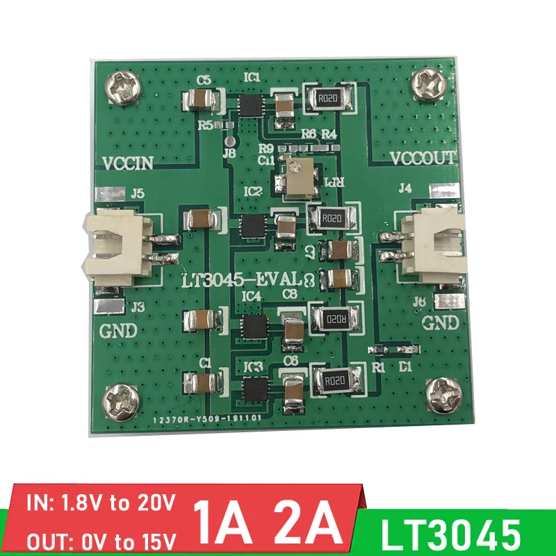 

1A 2A LT3045 module Single power Low Noise Linear Regulated IN 1.8V -20V 12V OUT 0V -15V 3.3V 5V 9V FOR RF Power Amplifier