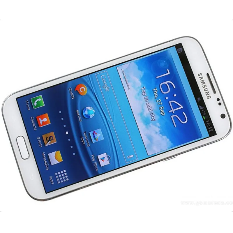 Разблокированный samsung Galaxy Note 2 II N7100 мобильный телефон 5," четырехъядерный 8MP gps WCDMA Восстановленный смартфон