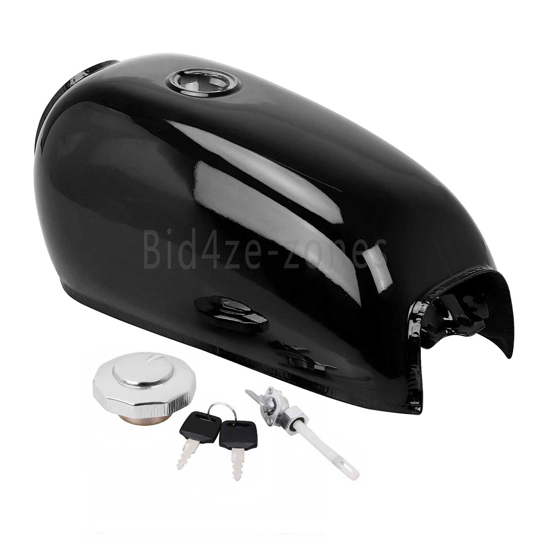 Черный мотоцикл Винтаж Топливный бак газа кафе гонщик Подходит для Honda benly CD50 CD70