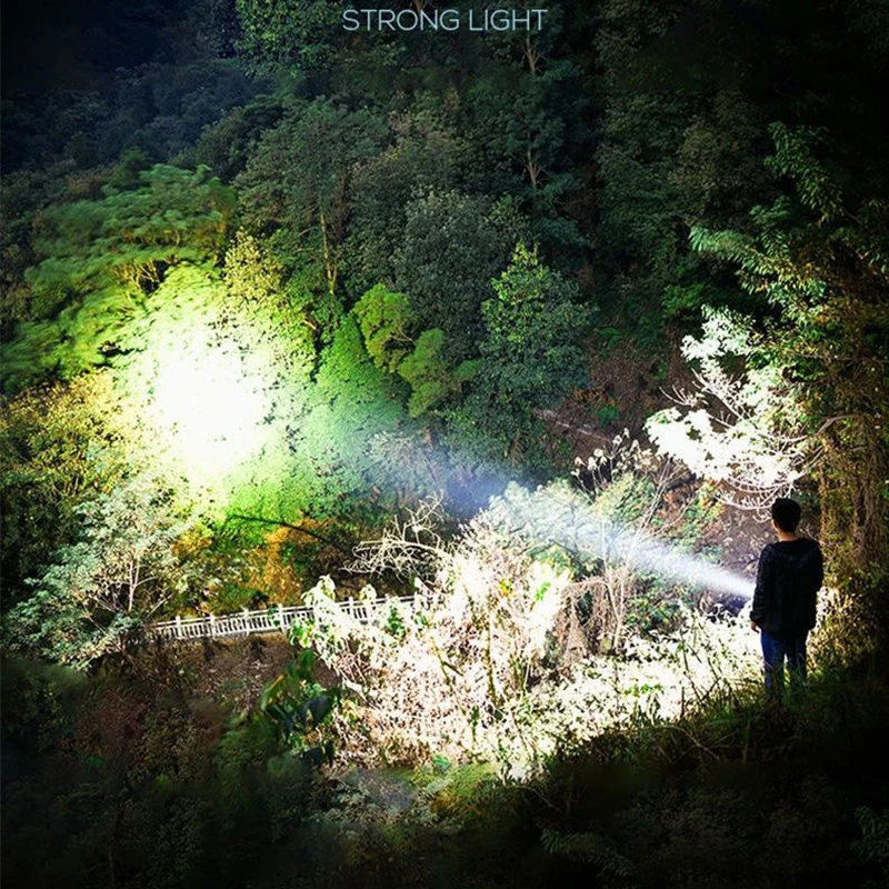 100000LM P700 Powerful LED Tactical Flashlight Long Range 1000m - Image 6