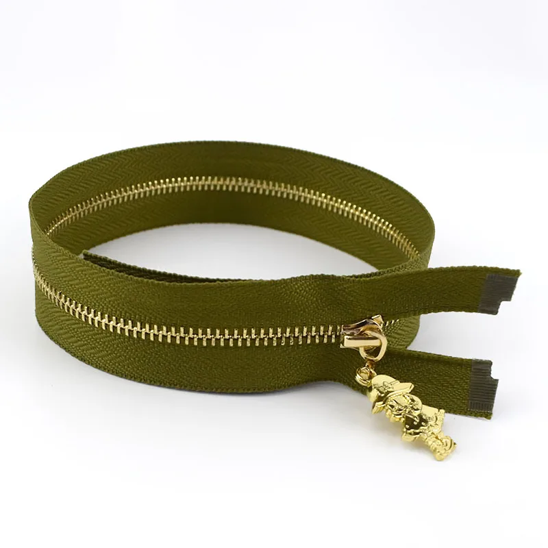 Navygreen Meetee 2 шт. 40-70 см 3# Металлические молнии открывающийся автоматический замок золотая молния DIY сумки кошелек одежда Декор молния Швейные аксессуары ZA056 - Цвет: Navygreen