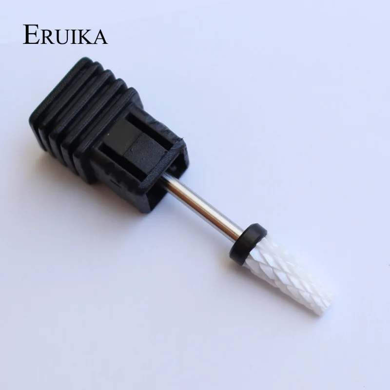 ERUIKA 1 шт. керамический конус для ногтей сверло фрезы Электрический Маникюрный сверлильный станок устройство для удаления аксессуаров гель пилка для ногтей Инструменты - Цвет: Black