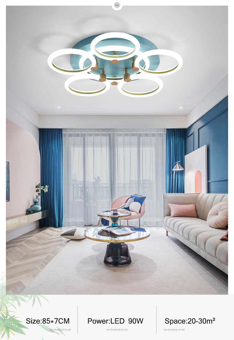 Современные светодиодные люстры, кольца для гостиной, спальни, светодиодные люстры с функцией памяти, светодиодные потолочные люстры, светильники