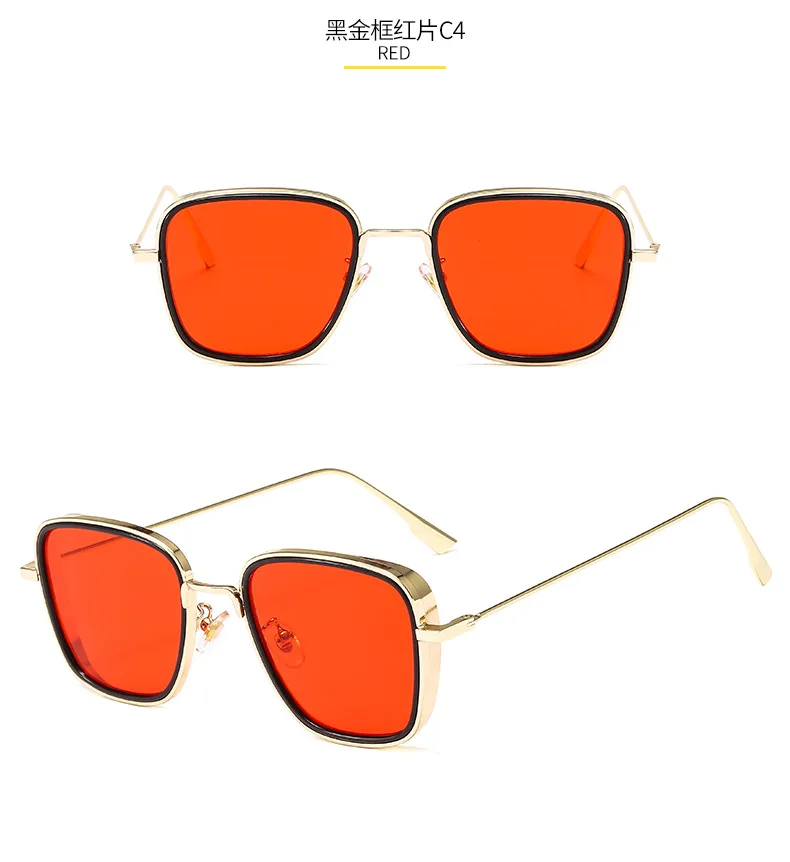 Oversized Sunglasses Women Fashion New Brand Big Square Frame Flat Top Sun Glasses Female Vintage Retro Full Black Sunglass NX