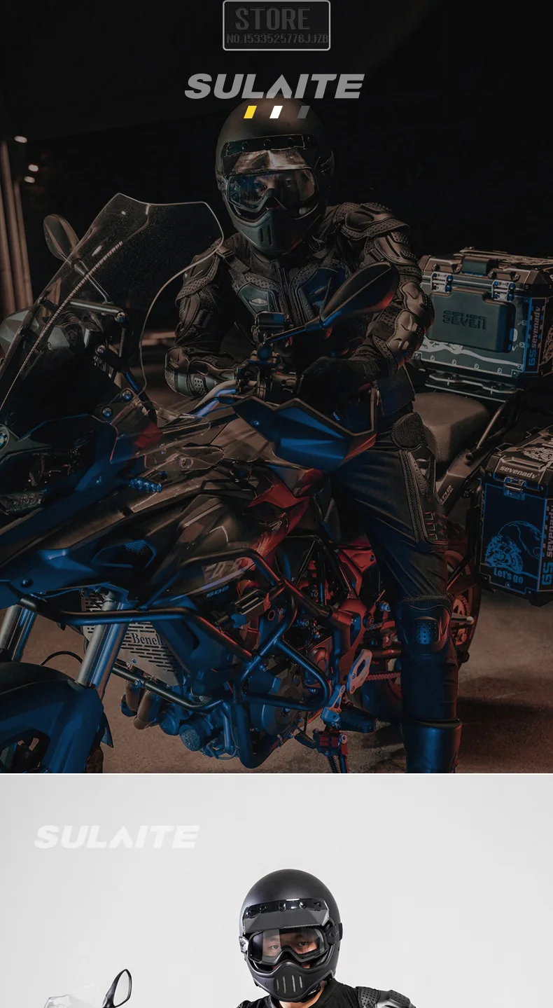 Giacca Moto In Cordura Uomo - Giacche Da Corsa Con Protezioni | Impermeabile E Professionale - Foto 7