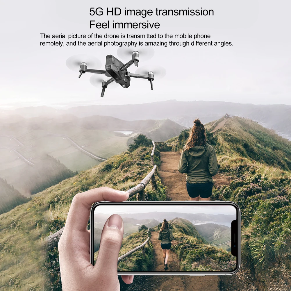 5G WiFi Портативный складной оптический поток бесщеточный FPV RC Квадрокоптер gps Дрон малыш с камерой Широкий угол Высота держать перезаряжаемый