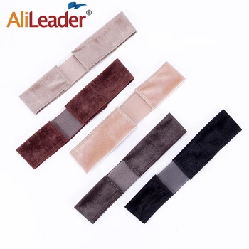 

Alileader Velvet Wig Grip Headband Adjustable Velvet Wig Grip With Lace Elastic Frontal Wigs Holder Grips Headhand Soft Velvet