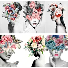 

New 5D DIY Diamond Painting Character Art Cross Stitch Full Square Round Drill Flower Diamond Embroidery Crafts Home Decor Gift