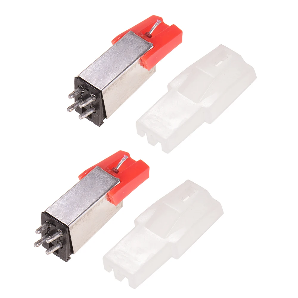 Pack of 2pcs Высококачественный патрон для фонографа, сменный стилус, игла, аксессуары для проигрывателя, упаковка из 2 шт - Цвет: Pack of 2pcs