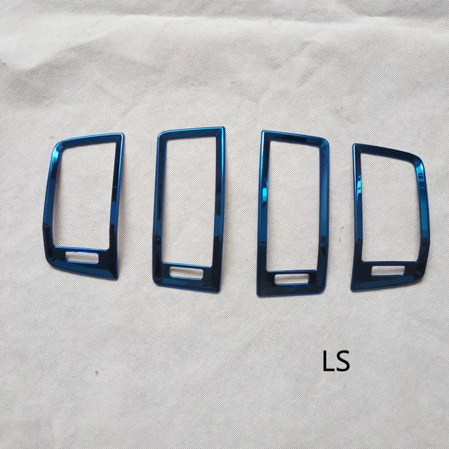 For Skoda Kodiaq interior Accessories  2016 2017 2018 car styling front  dashboard Garnish Air Outlet Vent Trim Cover LS