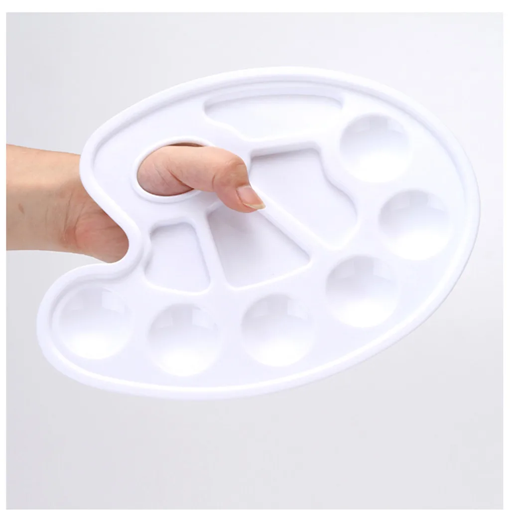 Пластиковая пигментная пластина с семью отверстиями 1 шт. акриловая для