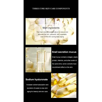 

Anti-aging Anti-wrinkles Face Serum Smooth Fine Lines Gold Nicotinamide Night Essence Wholesale
