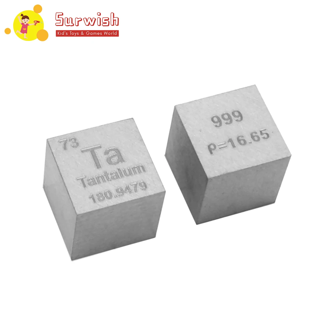 Surwish Mini 10X10X10 мм проволочный Танталовый кубик с частотной таблицей элементов куб(Ta≥99. 96