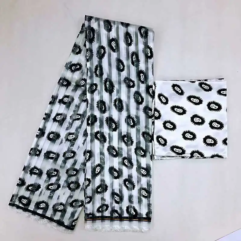 Горячая африканская восковая печатная Ткань шелковая атласная шифоновая ткань 4+ 2 ярдов африканская Анкара ткань печать Audel ткань MO02