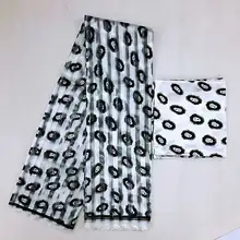 Горячая африканская восковая печатная Ткань шелковая атласная шифоновая ткань 4+ 2 ярдов африканская Анкара ткань печать Audel ткань MO02