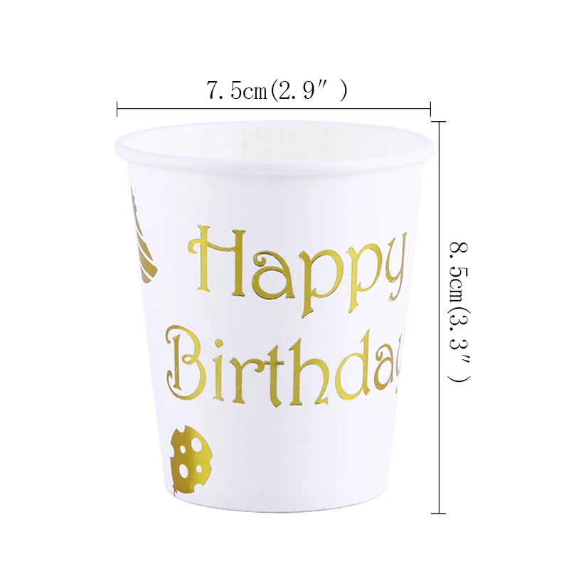 j-cup-10pcs Биоразлагаемые бумажные тарелки, 10 шт., серебро/золото, вечерние тарелки, принадлежности на день рождения, свадьбу, свадьбу, вечеринку - Цвет: j-cup-10pcs