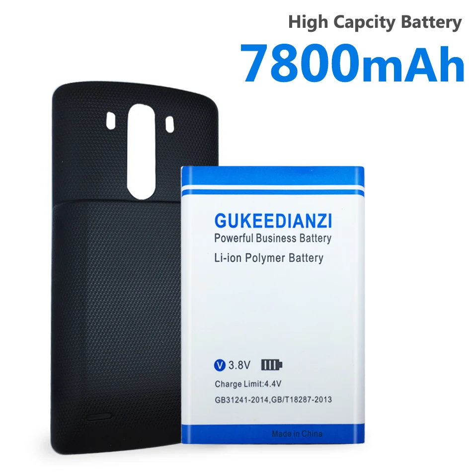 Аккумулятор большой емкости 7800 мА · ч для LG Optimus G3 D830 D850 D851 D855 LS990 VS985 F400 BL-53YH (2019 год)