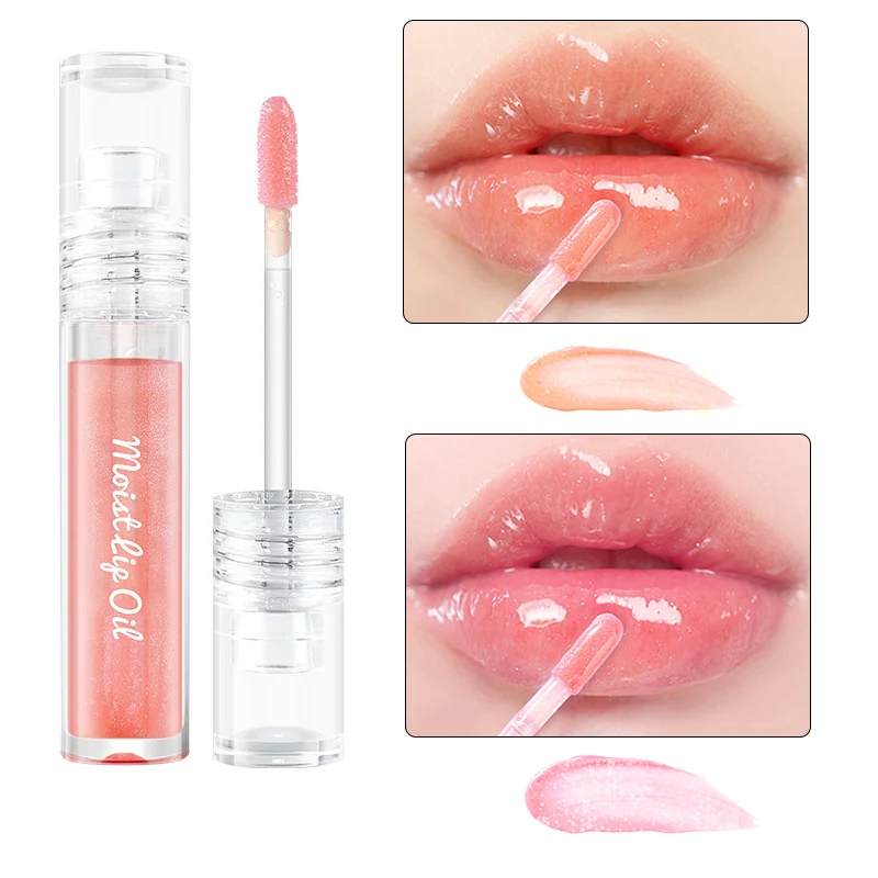 

Color-changed Pearl Lip Gloss Soft Moisturizing Lip Plumper Waterproof Long-wearing Repairing Temperature Control Lip Oil TSLM1