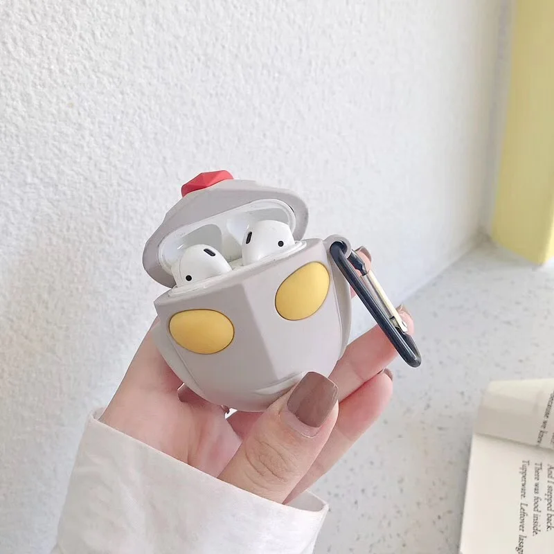 Мягкий силиконовый чехол для Apple AirPods, милый мультяшный щенок, чехол для наушников, защитный чехол для AirPod, чехол для Air pods, зарядная коробка